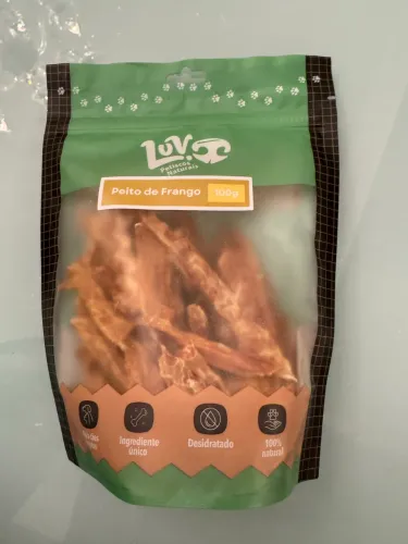 Petisco de frango saudável para PET