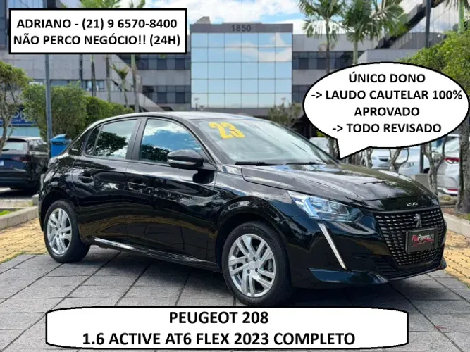 Peugeot 208 Active 1.6 Flex 16V 5P AUT 2023