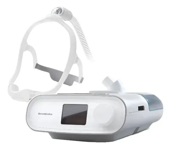 Kit Cpap Dreamstation C/ Umidificador + Máscara Dreamwear + Bolsa