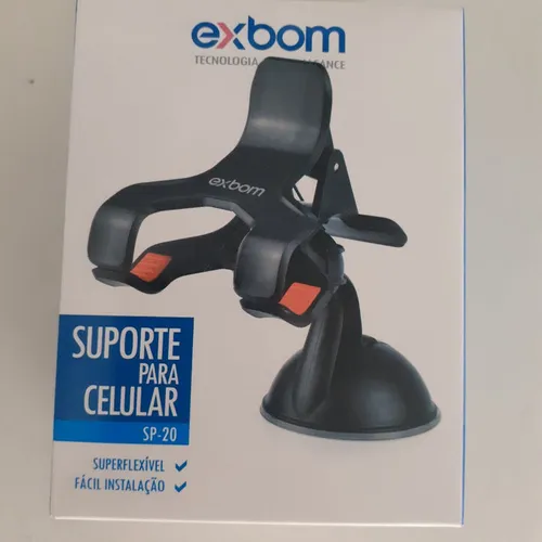 Suporte veicular, para celular, Gps. Fixação c/ ventosa. Novo.