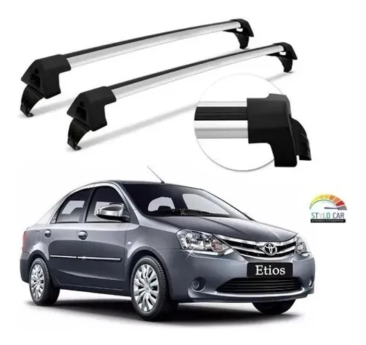 Bagageiro Toyota Etios Sedan 2013/ Prata Projecar