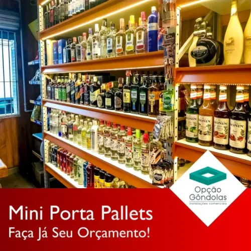 Mini Porta Pallets e Estruturas para armazenamento!