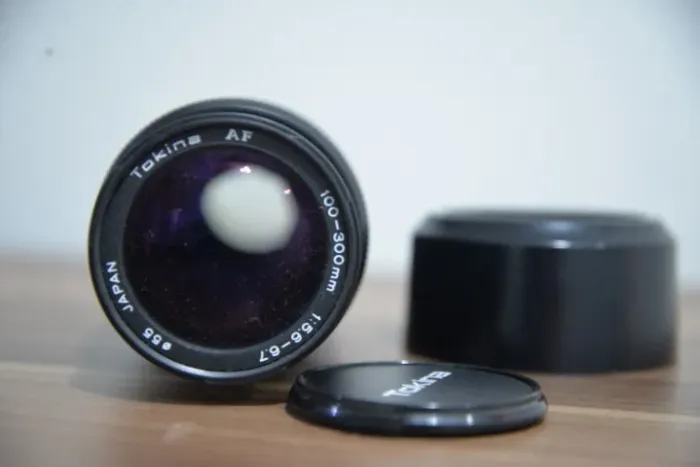 Objetiva Câmera Tokina 100-300 mm Analógica