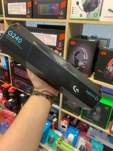 Mouse Pad Gamer Logitech G240 - Novo Lacrado - Somos Loja Fisica