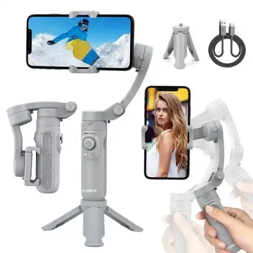 Estabilizador gimbal para celular  3 eixo - axnen hq3