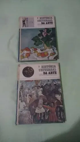 A história universal da arte Vol. 2 e 3 G. Pischel Livros de arte