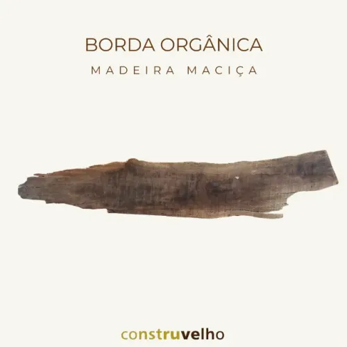 Prancha De Madeira Maciça Com Borda Orgânica