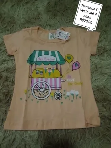 Lindas blusas infantil baby look conforto e qualidade