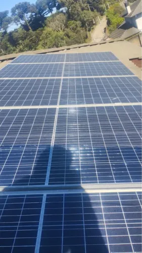 Limpeza de placas solares 