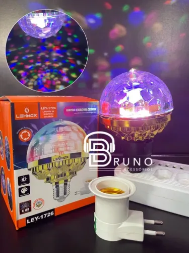 Bola Mágica de Led para Festa - Iluminação Colorida