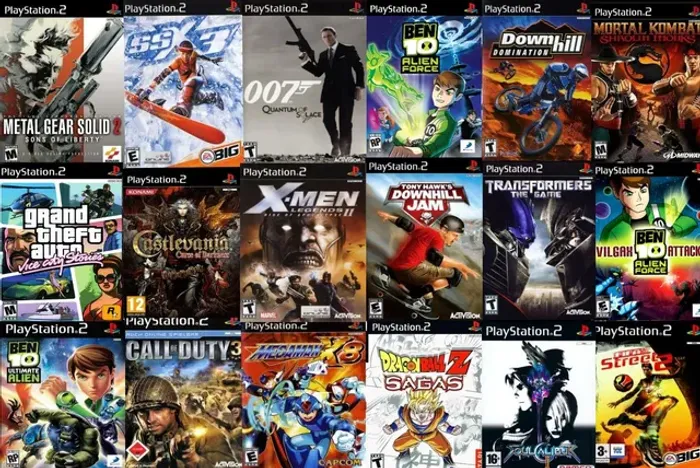 Jogos PS1 e PS2 5 CADA game