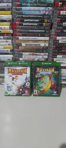 Jogos xbox one Rayman Origens e Legends.