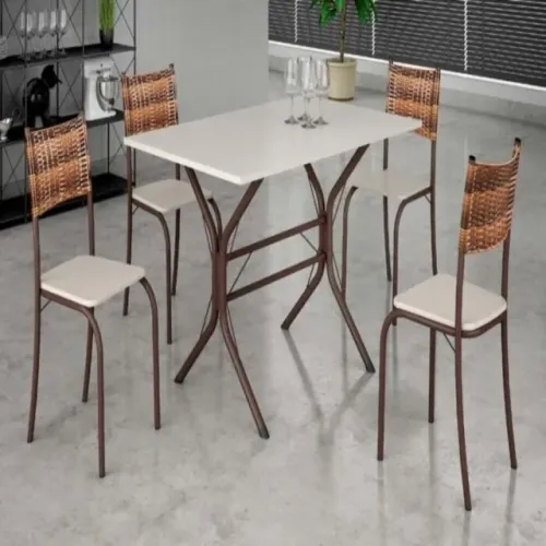 Mesa angra 1m/ 0.60m cadeiras atlanta Stok