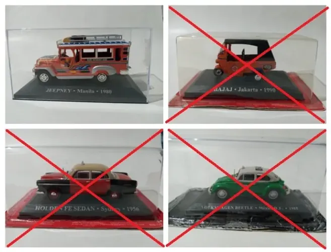 Miniatura de carros Taxis Clássicos "coleção antiga"
