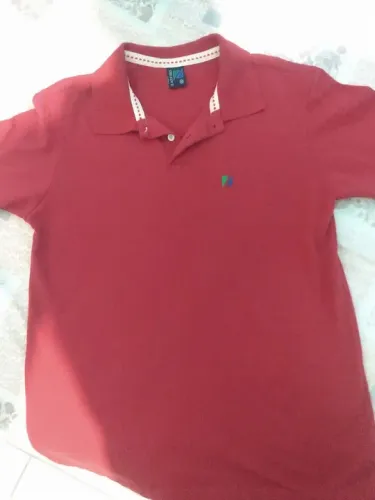 Camisa Zaffiro Polo Vermelha M (estado de nova)