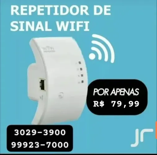 Repetidor de sinal de internet