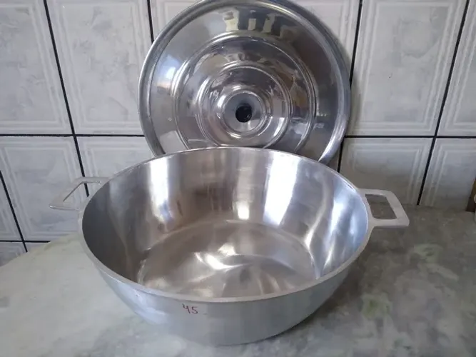 Tacho de alumínio batido N45 grande na Oferta 250 reais avista 