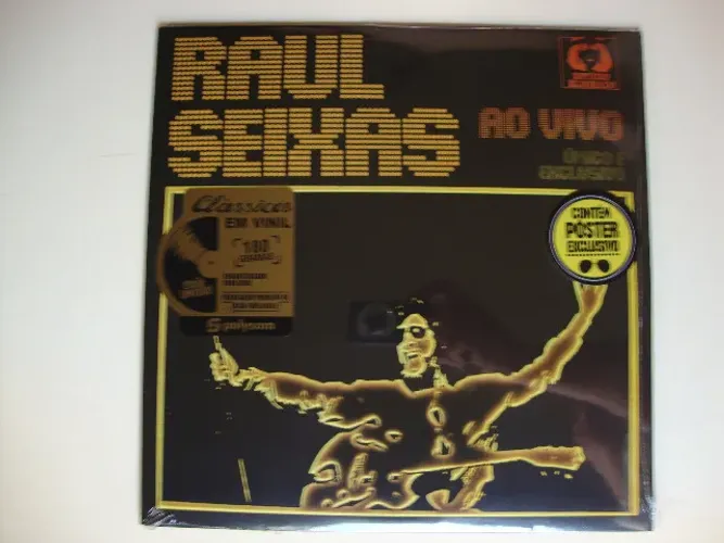 LP - Vinil - Raul Seixas - Único e Exclusivo Ao Vivo - Lacrado, Novo (envio pela Jadlog)
