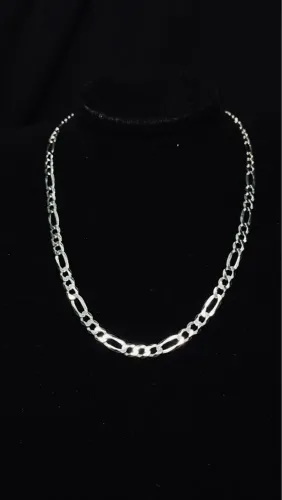 Corrente de prata italiana 925 3x1 5mm