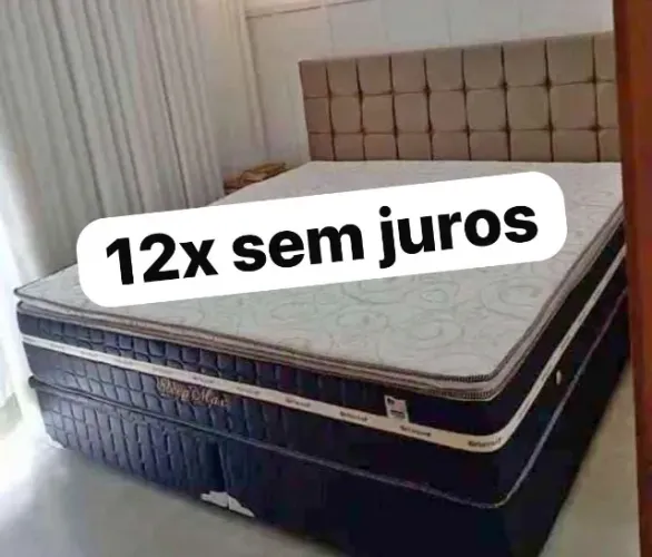 Cama box suporte e colchão