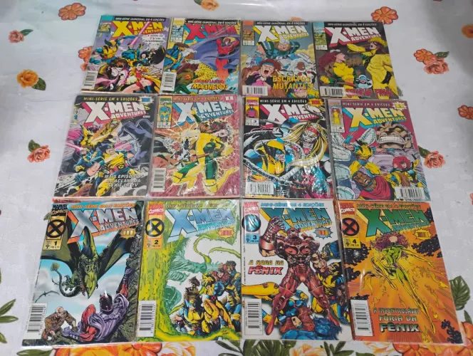 X-Men aventures séries 1,2 e 3 completas editora abril
