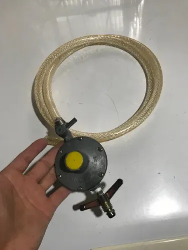 Mangueira para fogão a gás com válvula 