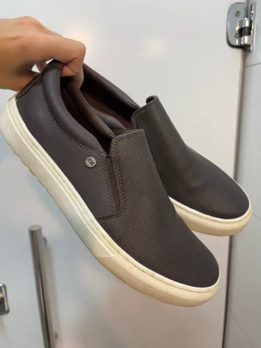 Sapato - Slip on, MARROM - tam 41