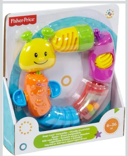 Centopeia de Atividades Fisher-Price Snap-Lock - 6 a 36 meses