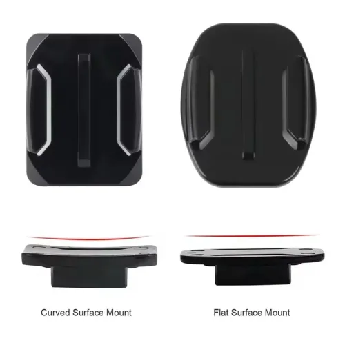 Suportes Adesivos GoPro: Curvo e Plano - Acessórios para Câmera