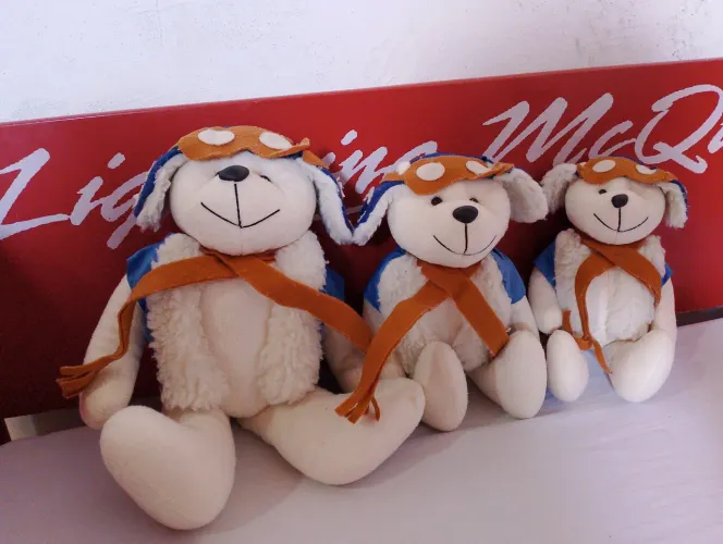 Trio de urso aviador