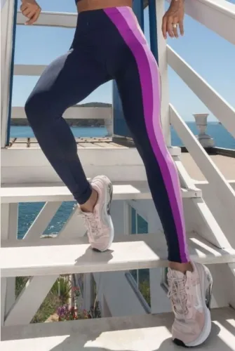 legging academia ginástica gradient em suplex poliamida donna carioca