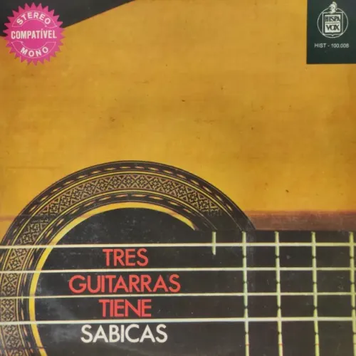 disco de vinil lp sabicas - tres guitarras tiene