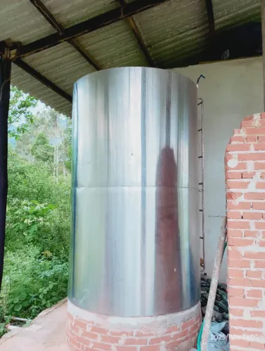 Tanque de armazenamento inox 5mil litros e 2 dornas