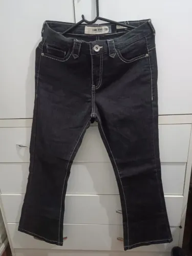 Calça jeans preta Clube jeans