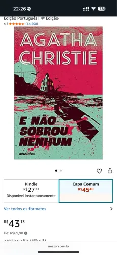 Livro E não sobrou nenhum