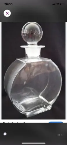 Decantador p wisk antiga, de cristal, elegante