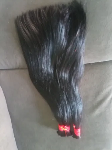 Cabelo humano liso  natural viatnamita, 300 gramas,  55/60cm.