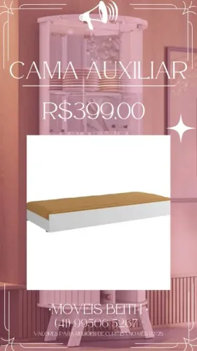 Promoção Cama Auxiliar  - 04/02  