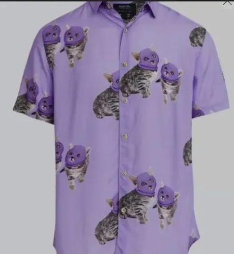 Camisa estampada última peça - OFERTA