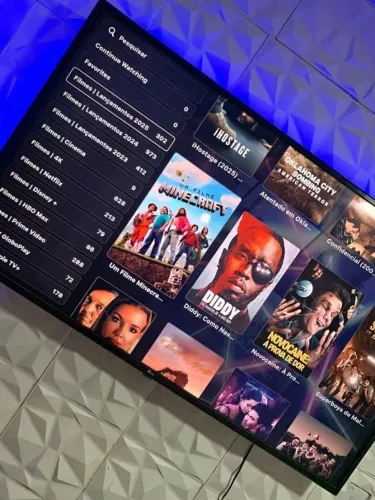 Acesso a todos os canais tv e streaming