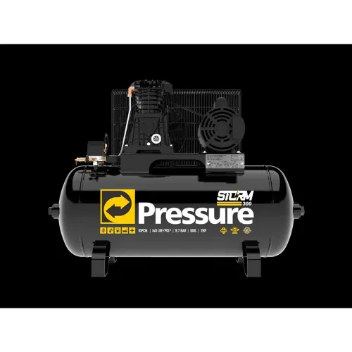 COMPRESSOR 100LITROS 2CV MON 127/220V 140PSI 9,7PES PRESSURE