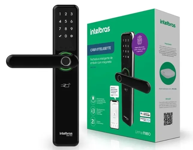 Fechadura Inteligente Intelbras MFR 7000 - Casa Segura e Moderna