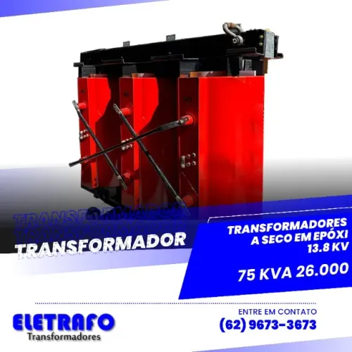 Transformador a Seco em Epóxi 13,8 kV - 75 kVA | Segurança e Eficiência