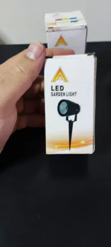 Luminária Espeto LED Verde para Jardim  ( 6 Unidades )