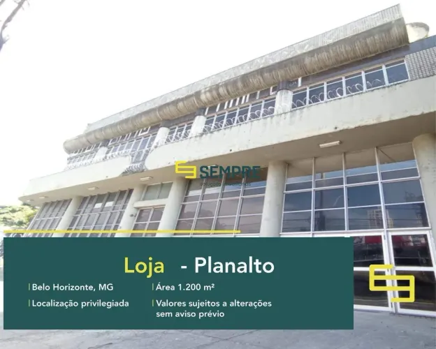 Loja a venda no Planalto em Belo Horizonte