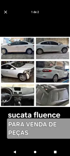 Peças usadas Fluence