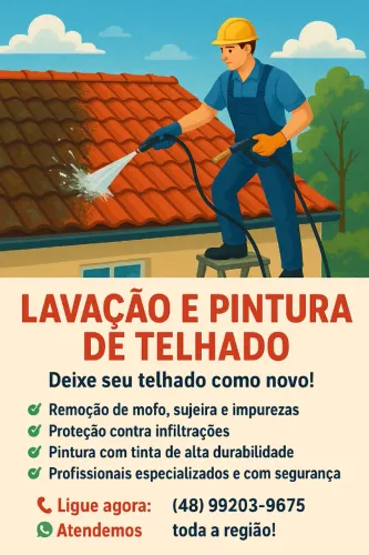 Pintura e lavação de Telhados