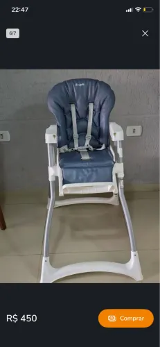 Cadeira de alimentação de bebê 