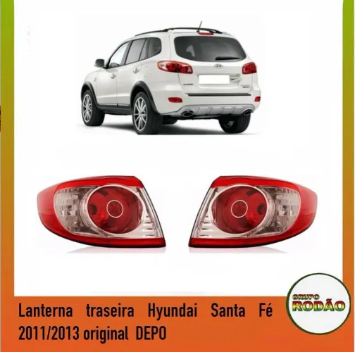Lanterna traseira Hyundai santa fé 11/13