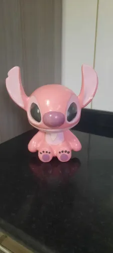 Stitch e Angel bonecos infantis de gesso